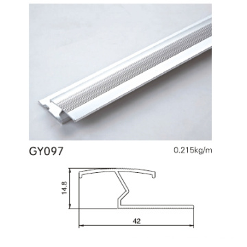 Anodizado de aluminio de plata de transición Trim